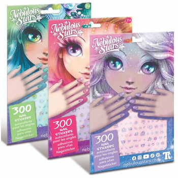 Kreativní sada Nebulous Stars Samolepky na nehty 300 ks
