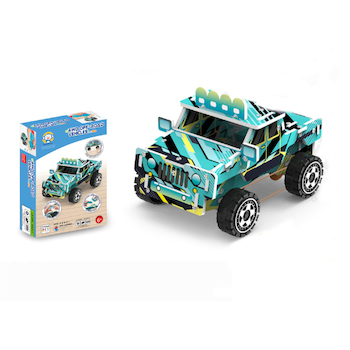 Kreativní sada Stavebnice auto terénní