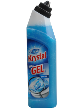 Krystal WC gel 750ml modrý