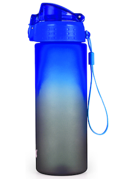 Láhev na pití 600 ml CLiCK Ombre Black-blue