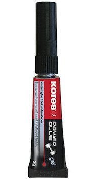 Lepidlo vteřinové Kores Power Glue Gel 3g