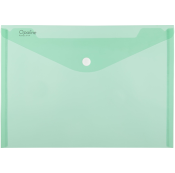 Obálka plastová s drukem A4 zelená