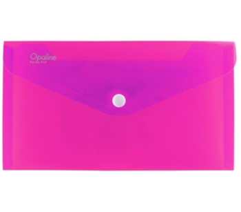 Obálka plastová s drukem DL červená