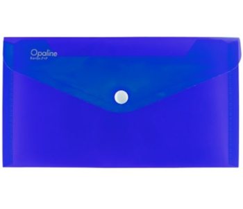 Obálka plastová s drukem DL modrá