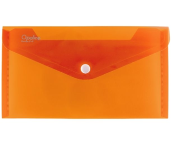 Obálka plastová s drukem DL oranžová