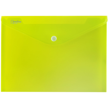 Obálka plastová s drukem Opaline A5 sv.zelená