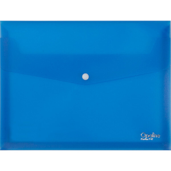 Obálka plastová s drukem prostorová Opaline A4 modré