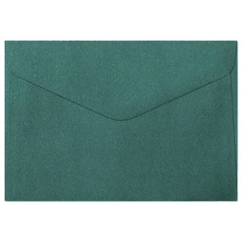 Obálky ozdobné C6 pearl tmavě zelená