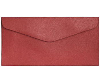 Obálky ozdobné DL pearl červené