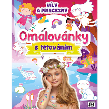 Omalovánky A4 s tetováním Víly a princezny