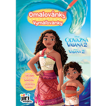 Omalovánky A5+ Odvážná Vaiana 2