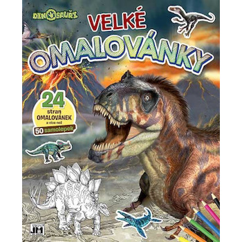 Omalovánky velké Dinosauři