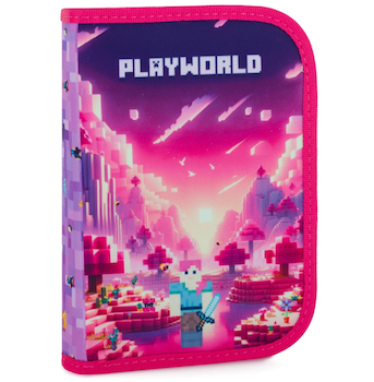 Penál jednopatrový prázdný Playworld Girls