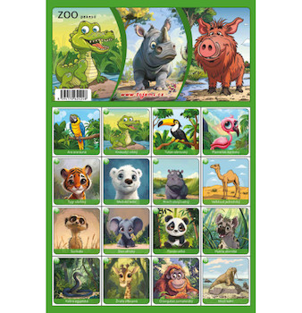 Pexeso kreslené ZOO