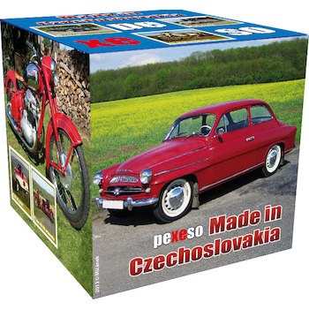 Pexeso made in Czechoslovakia v papírovém boxu