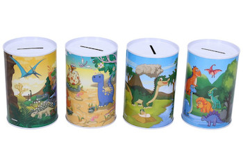 Pokladnička plechová Dinosauři mix