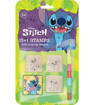 Razítka 3+1 s voskovkou Lilo &amp; Stitch