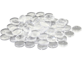 Sada 100 počítacích kamínků pr. 20 mm bílé