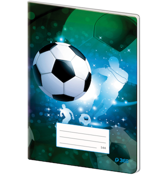 Sešit A5 linkovaný 544 Stil Football