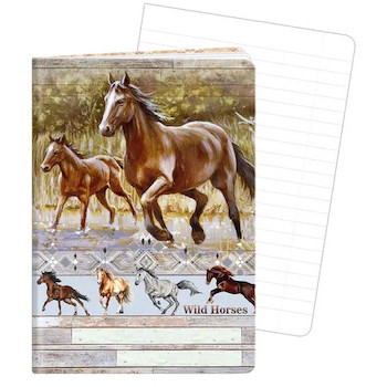 Sešit A6 linkovaný 644 40 listů Wild horses