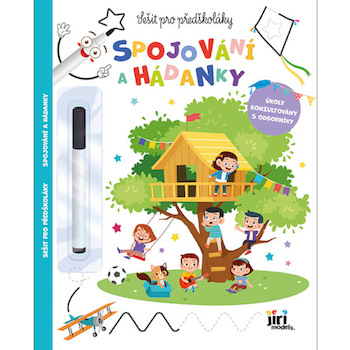 Sešit pro předškoláky Spojování a hádanky