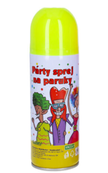 Sprej na paruky žlutý 140ml