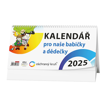 Stolní kalendář týdenní Kalendář pro naše babičky a dědečky