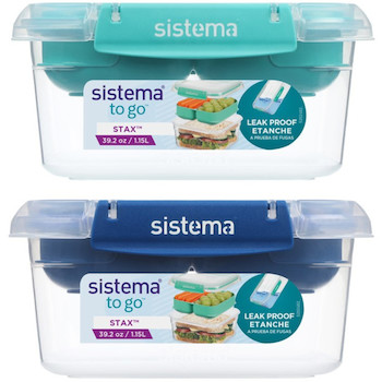 Svačinový box krabička na potraviny 1,15l Sistema® TO GO™ mix