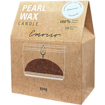 Svíčka sypaný vosk vonný 350 g + 10ks knotů červená