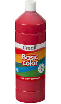 Tempera Creall basic 1000ml červená