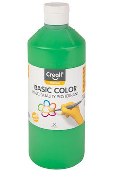 Tempera Creall basic 500ml středně zelená