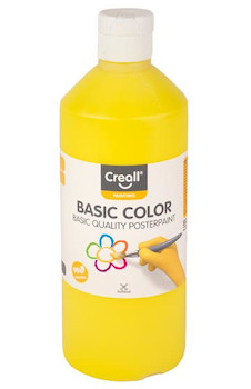 Tempera Creall basic 500ml žlutá