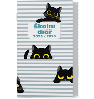 Týdenní diář školní Kamil lamino Kočky