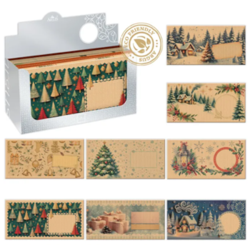 Vánoční obálka Nature DL mix