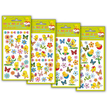 Velikonoční barvy na vajíčka s vodovými obtisky