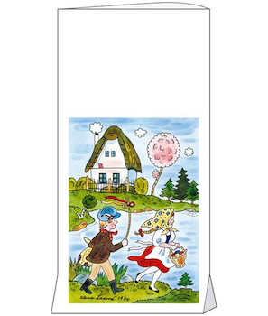 Velikonoční sáček PP Lada 20x39x6 cm 1ks