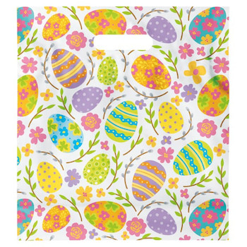 Velikonoční taška PE s průhmatem Kraslice 29x46 cm 1ks