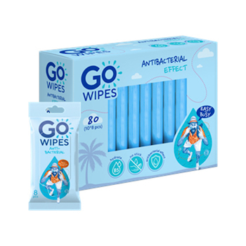 Vlhčené ubrousky UNIT GOWIPES antibakteriální 80ks