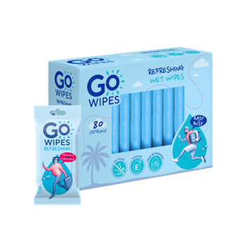 Vlhčené ubrousky UNIT GOWIPES obnovující 80ks