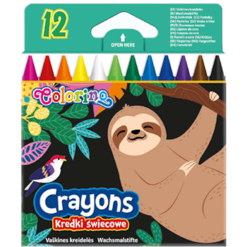 Voskovky Colorino Wildkid 12ks 