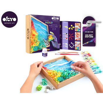 Výtvarná sada OKTO Malba 3D modelování obraz Klidný oceán