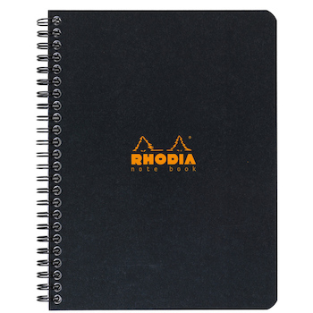 Zápisník Rhodia Classic A5+ čtvereček černá