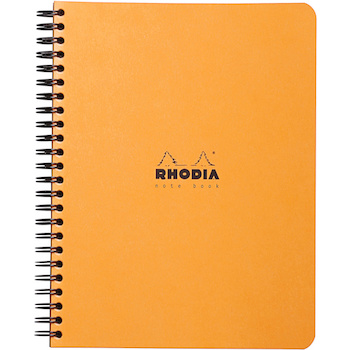 Zápisník Rhodia Classic A5+ čtvereček oranžová
