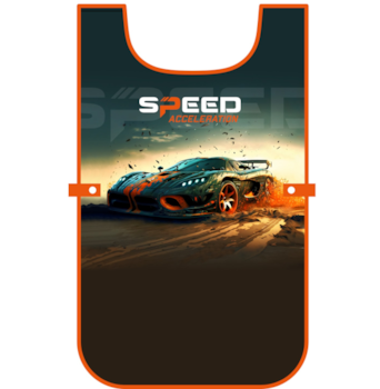 Zástěra na výtvarnou výchovu Pončo Auto