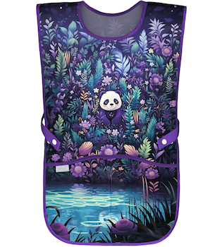 Zástěra na výtvarnou výchovu pončo Jungle Panda