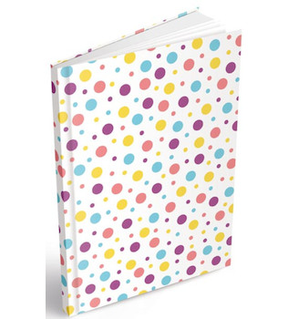 Záznamní kniha A5 čtvereček puntíky